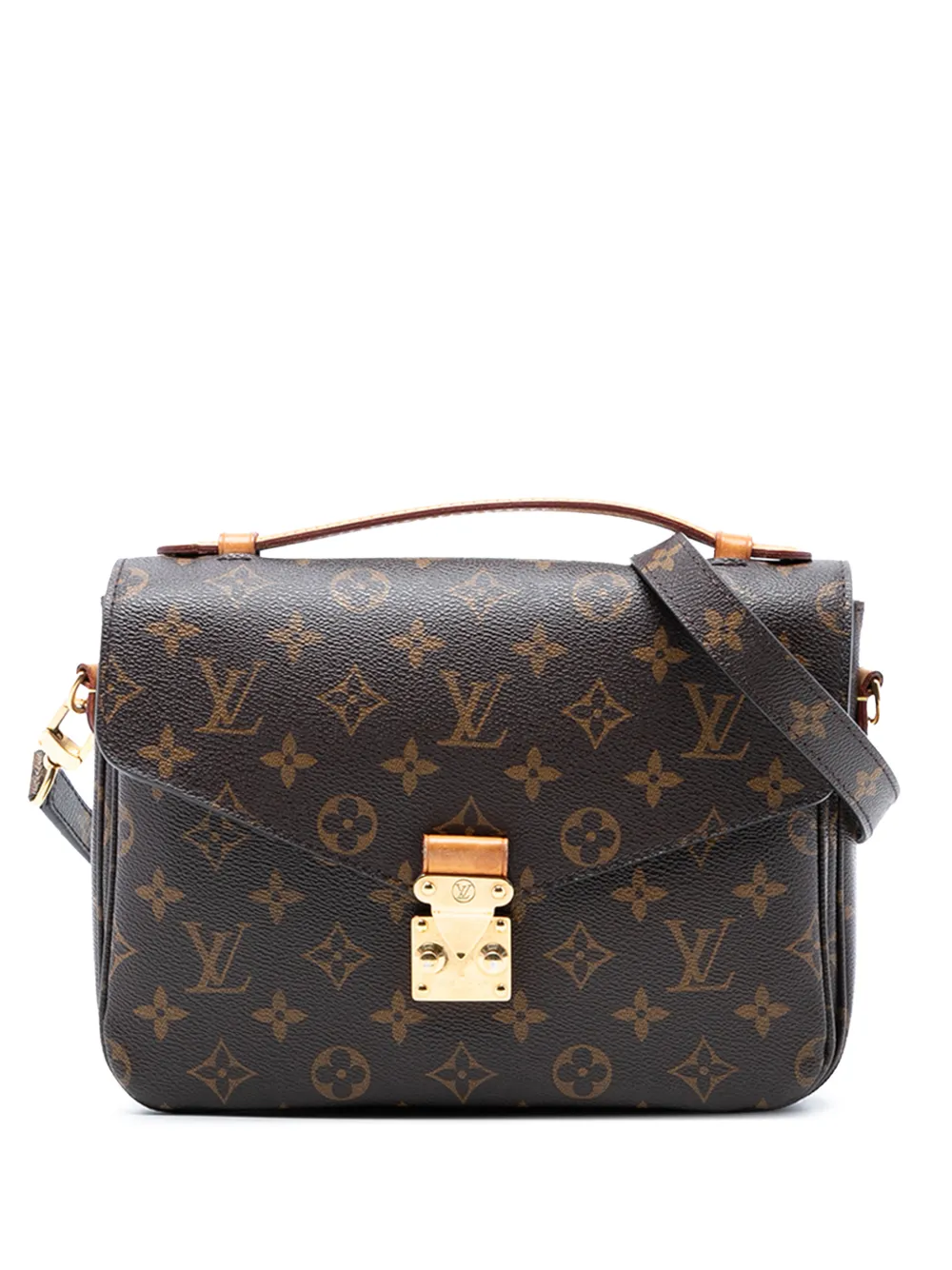 Louis Vuitton Pre-Owned 2016 Monogram Pochette Metis satchel - Braun