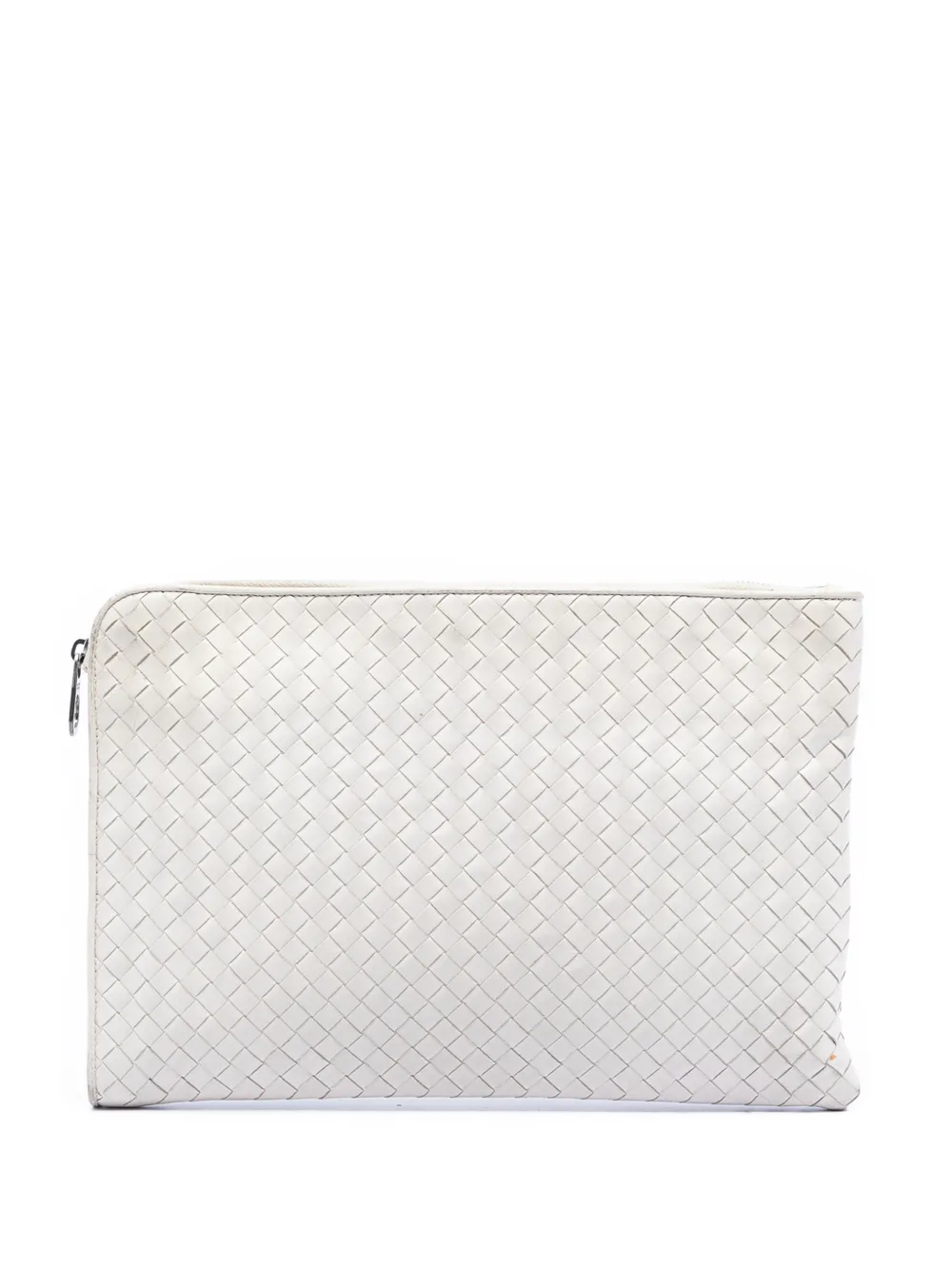 Bottega Veneta Pre-Owned 2012-2025 Nappa Intercciato clutch bag - Bianco