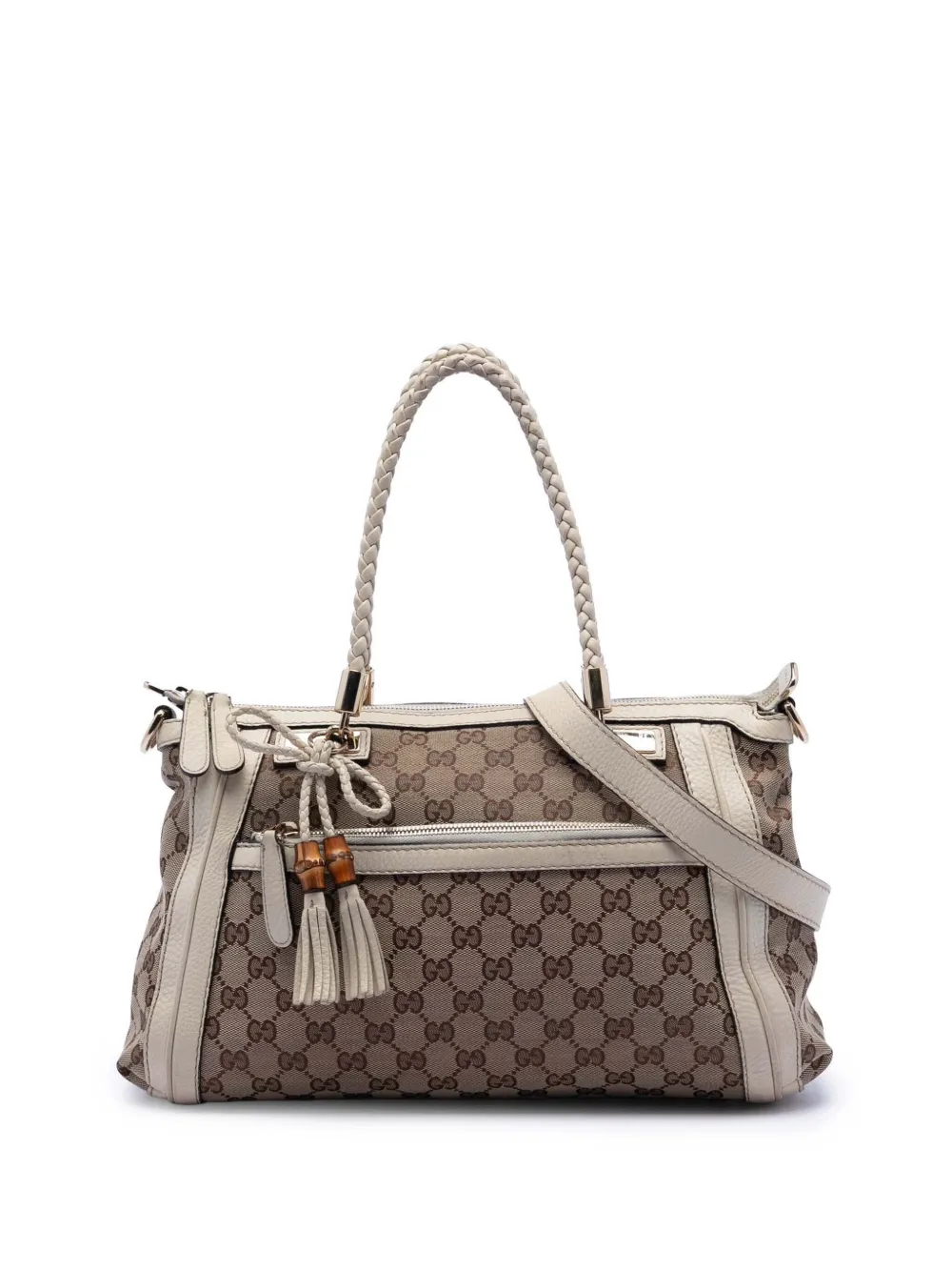 Gucci Pre-Owned 2016-2025 GG Canvas Bella satchel - Marrone