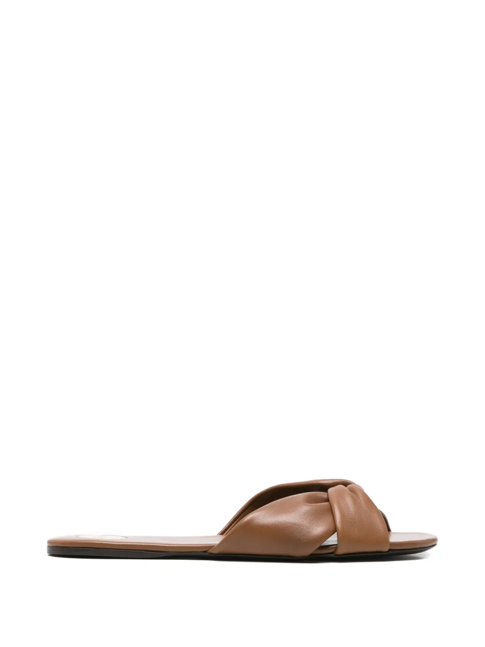 Saint Laurent Leren sandalen Bruin