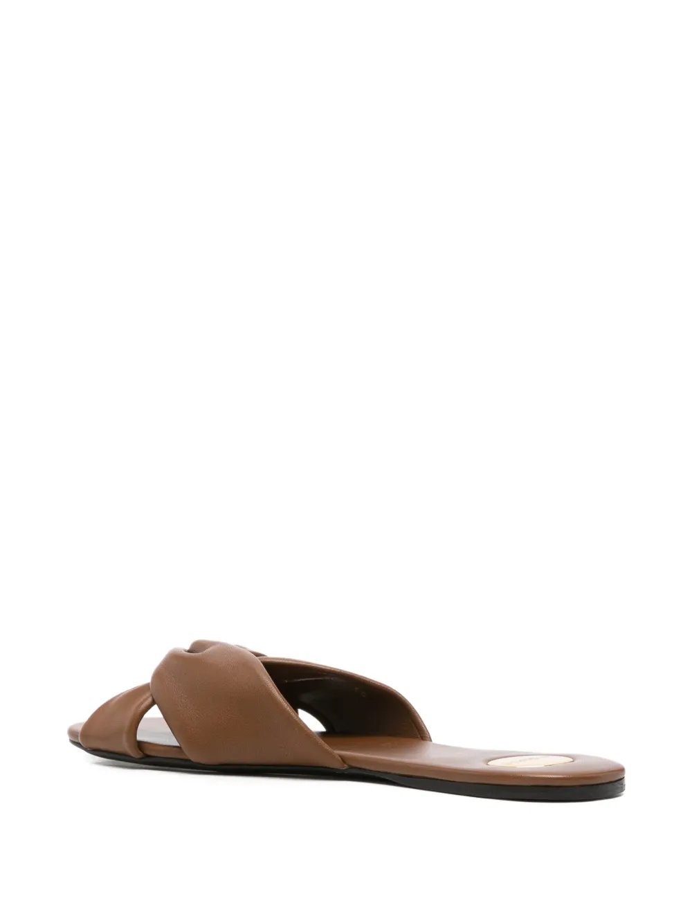 Saint Laurent Leren sandalen Bruin