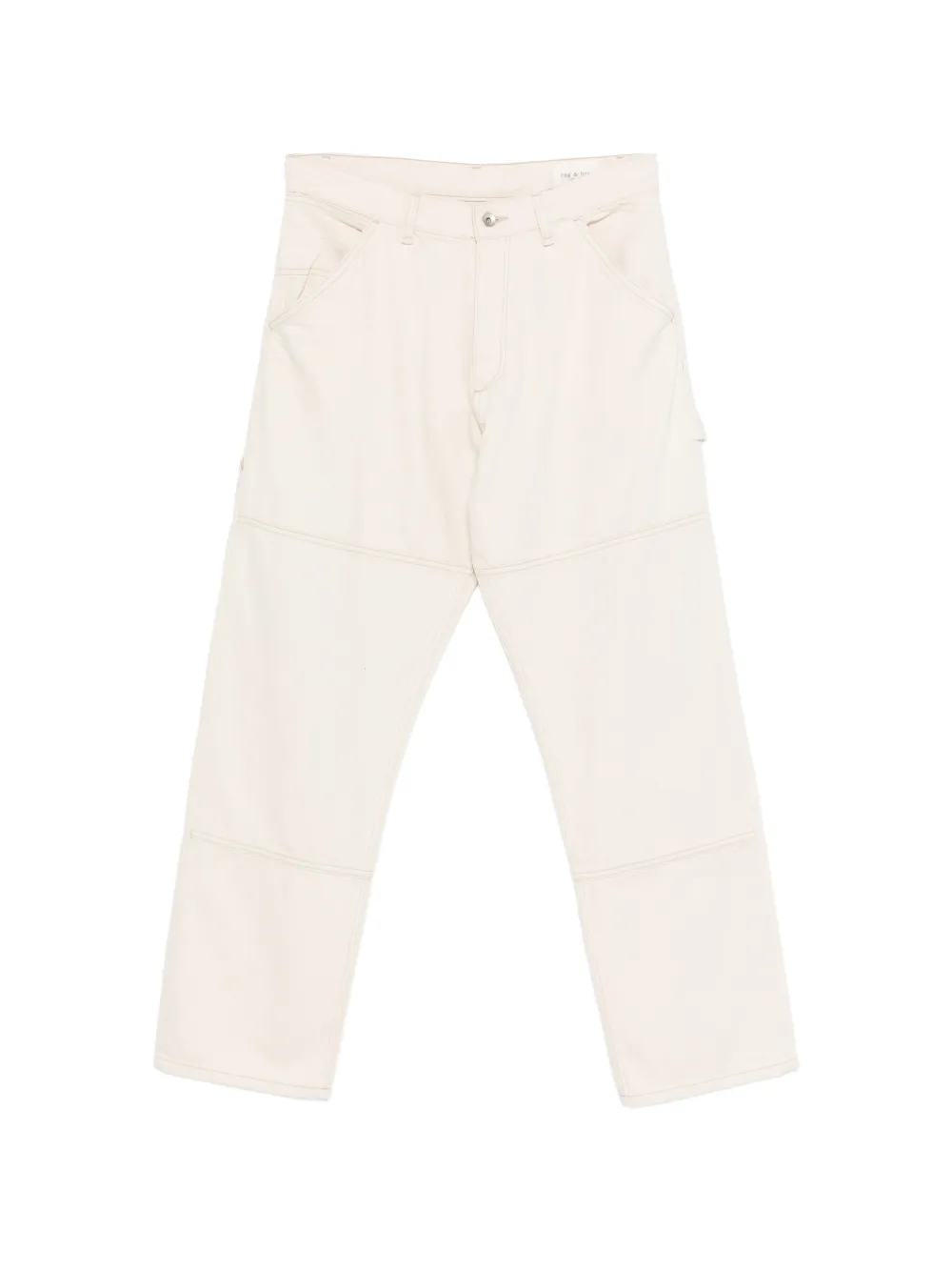 rag & bone knee-panelled denim - Bianco