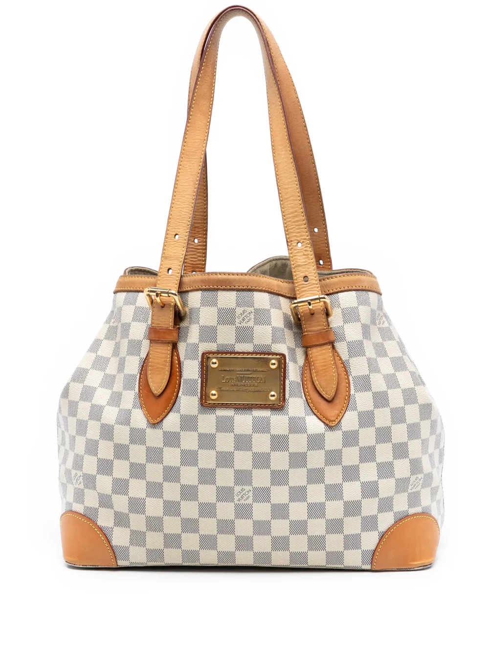 Louis Vuitton Pre-Owned 2009 Damier Azur Hampstead MM tote bag - Bianco