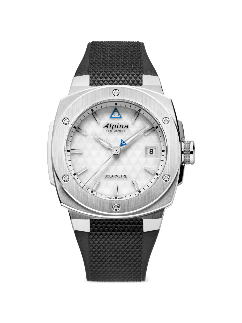 Alpina Solarmetre stainless steel 38.90mm watch - Bianco