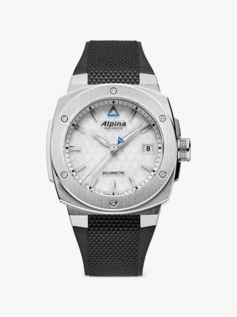 Alpina Solarmetre Armbanduhr aus Edelstahl 38,90mm