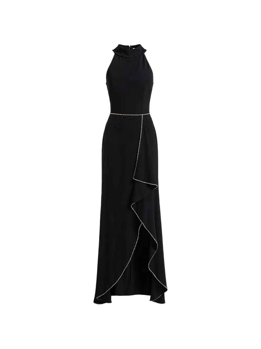 Gemy Maalouf beaded-shoulders asymmetric dress
