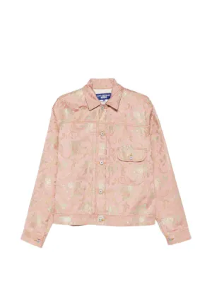 Junya Watanabe MAN floral-print Embroidered Jacket | Neutrals