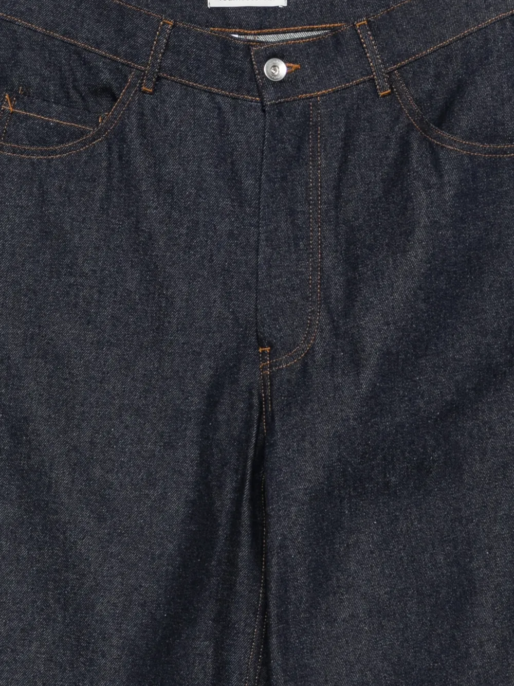 YMC Replacement cropped jeans Blauw
