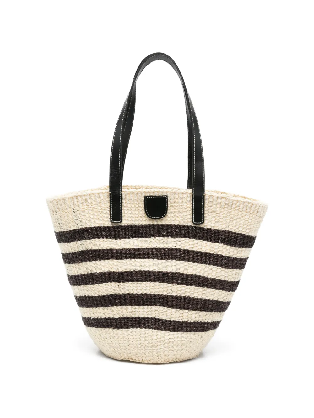 Max Mara Wkagennaio striped tote bag - Neutrals
