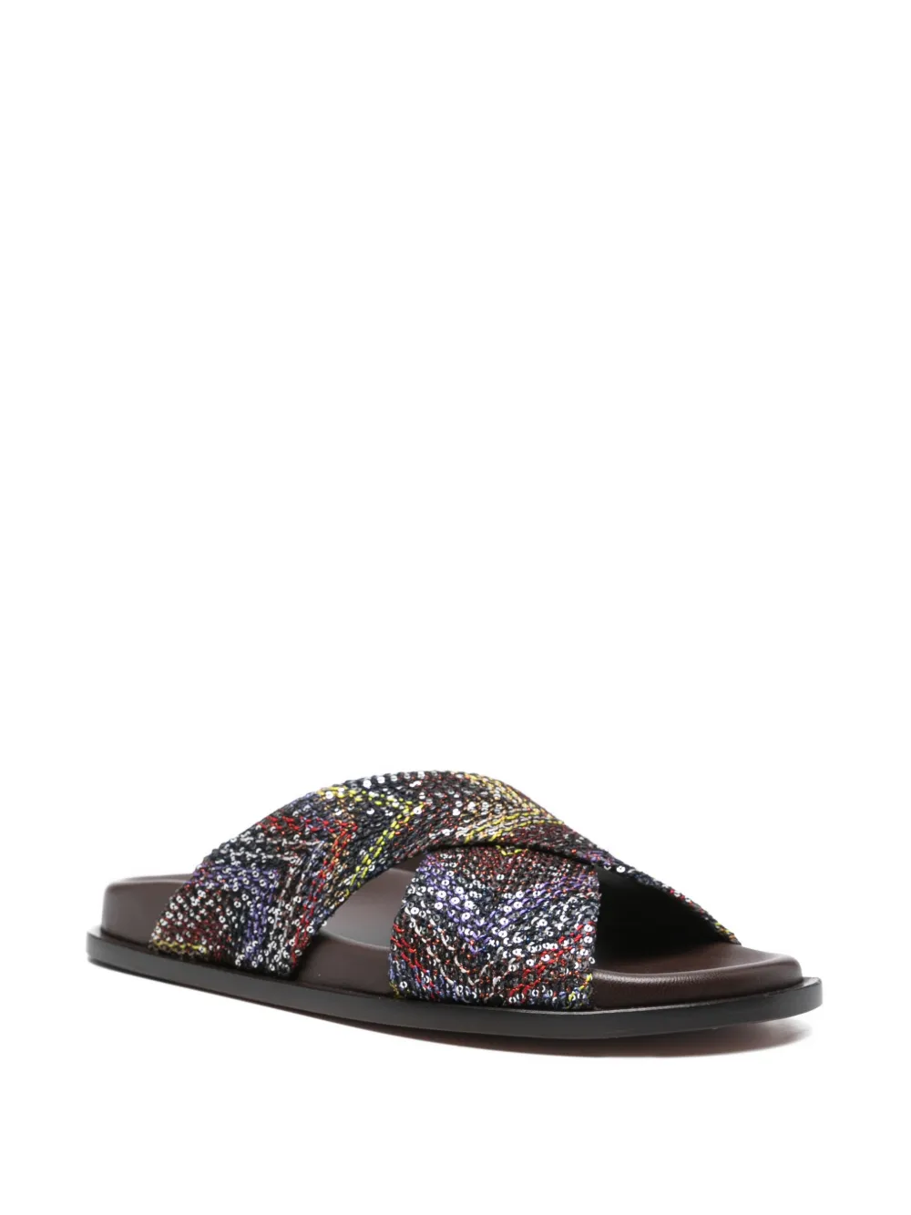 Missoni Sandalen met gekruiste bandjes Zwart