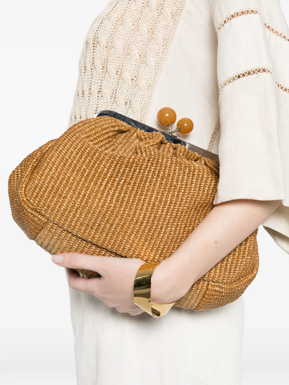  Weekend Max Mara Top-handle Tote Bag - Neutrals 