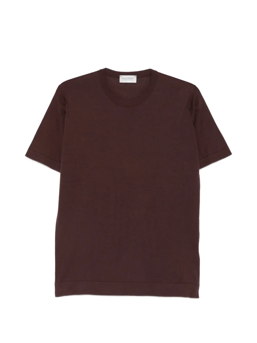 John Smedley Lorca fine-knit T-shirt - Braun