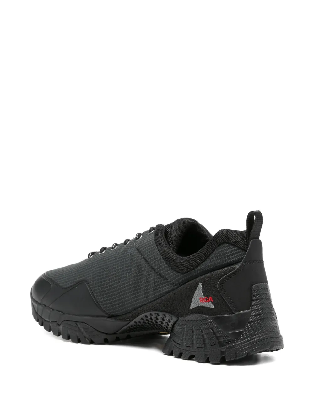 ROA Neal lace-up sneakers Zwart