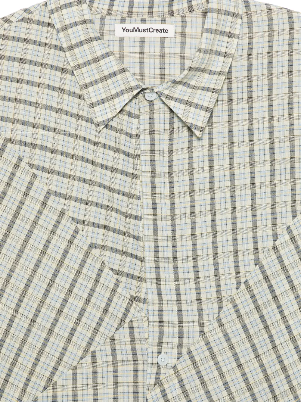  Ymc Substance Check Shirt - Green 