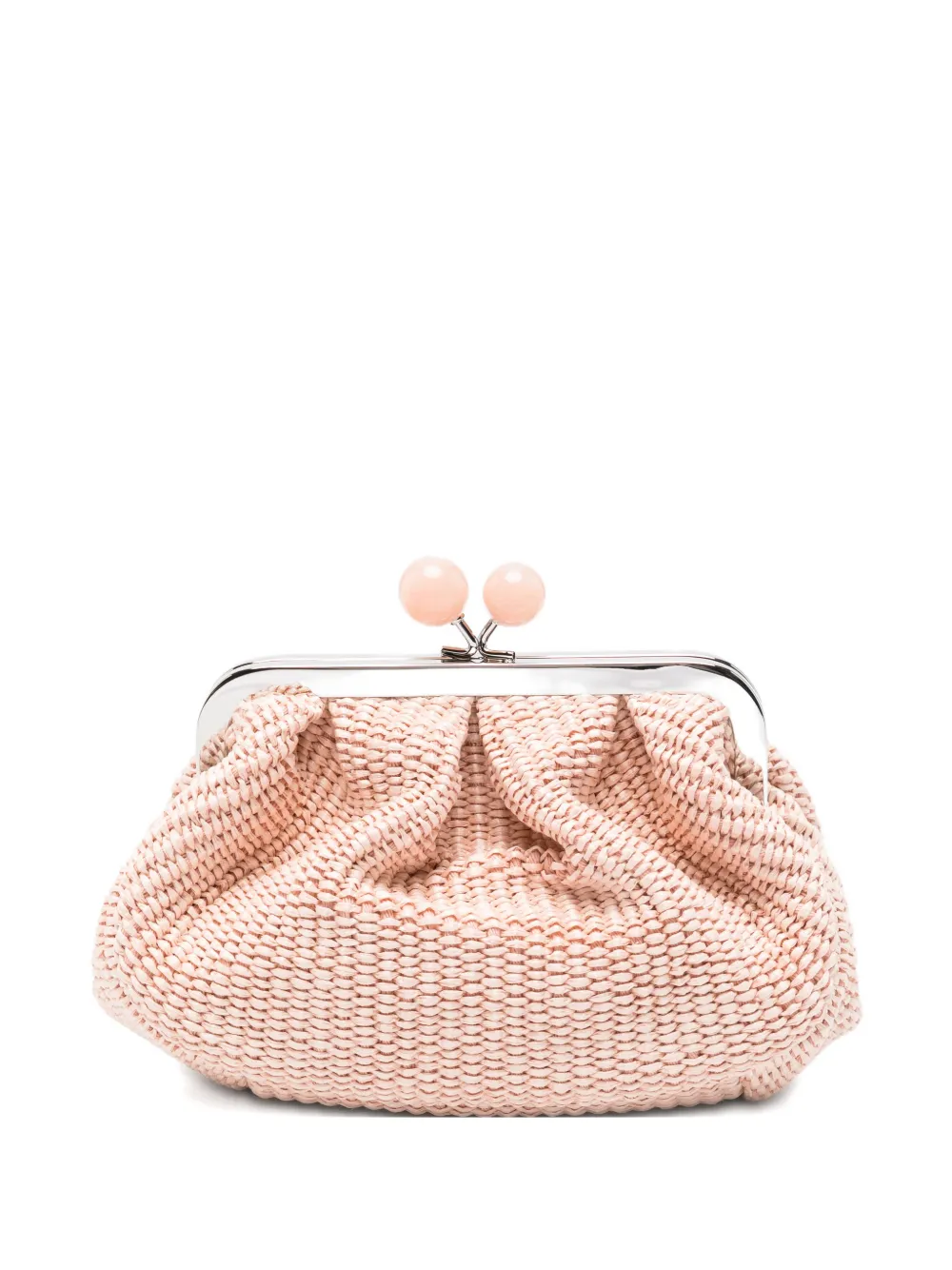 Weekend Max Mara Pasticcino woven clutch bag - Rosa