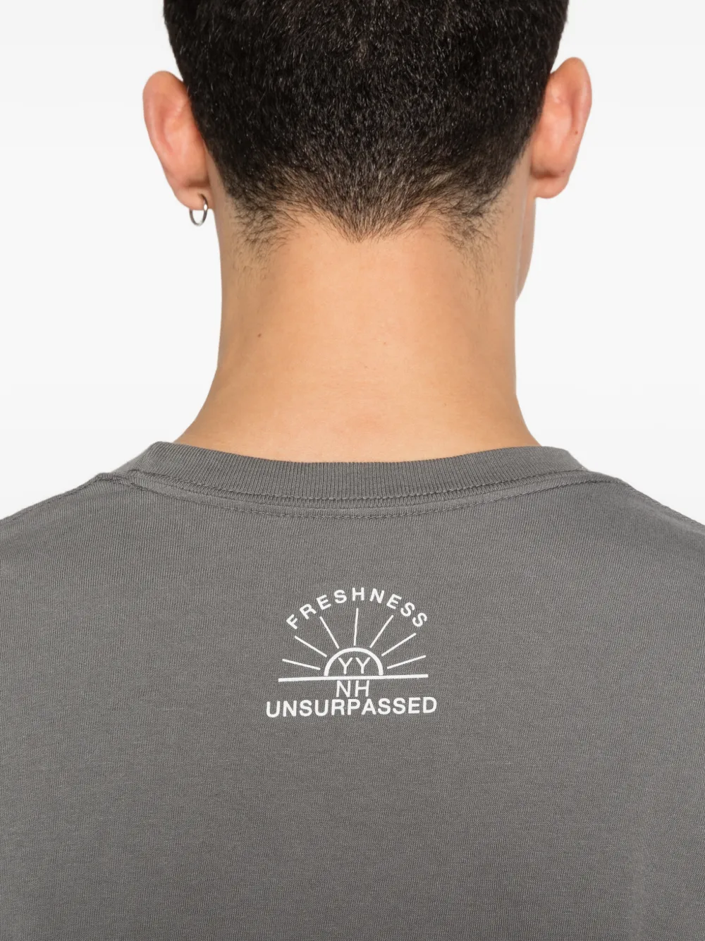 Yohji Yamamoto x Neighborhood long-sleeve T-shirt | Grey | FARFETCH AO