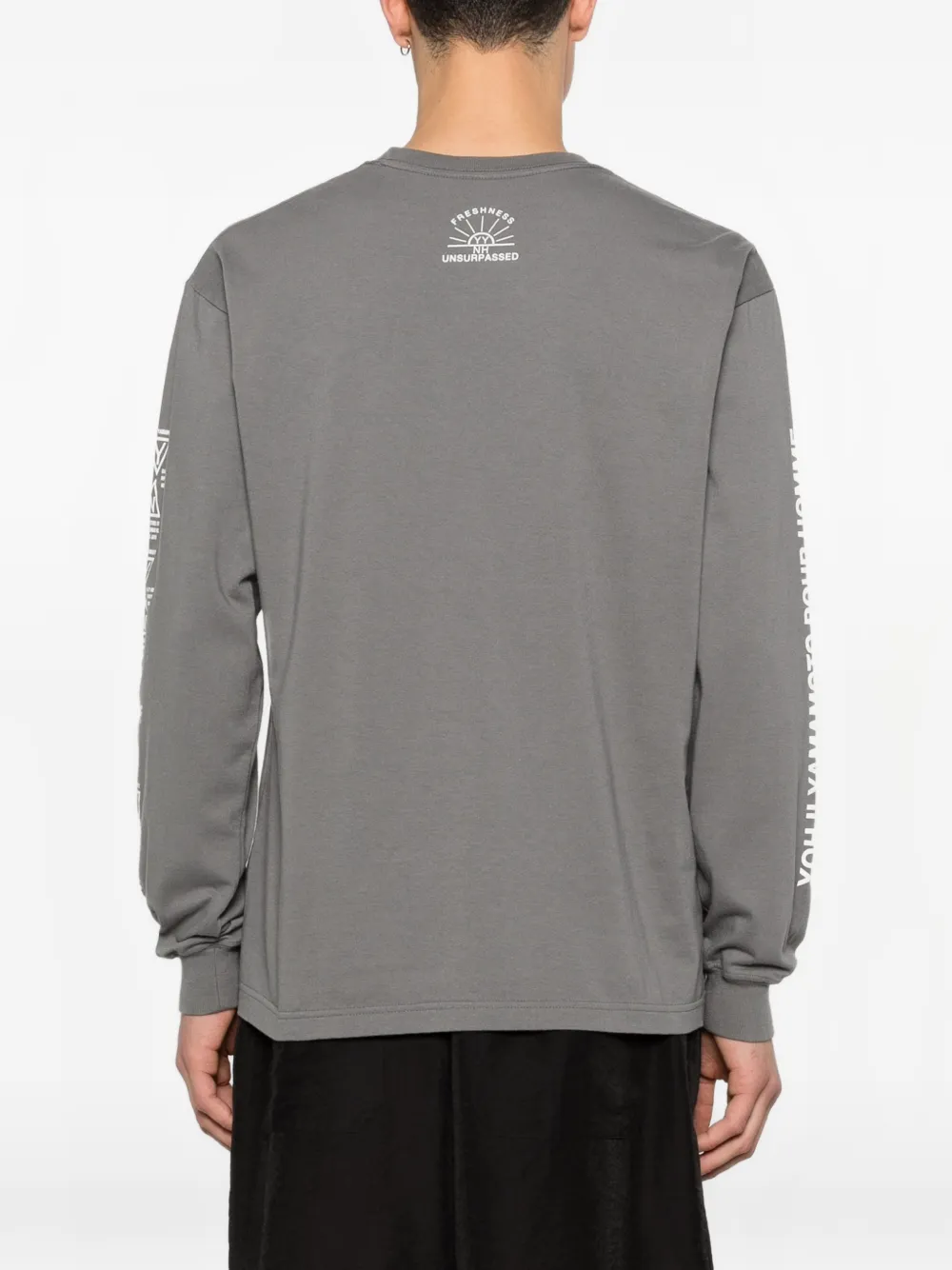 Yohji Yamamoto x Neighborhood long-sleeve T-shirt | Grey | FARFETCH AO