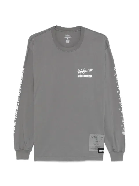 Yohji Yamamoto x Neighborhood T-shirt med lange ærmer