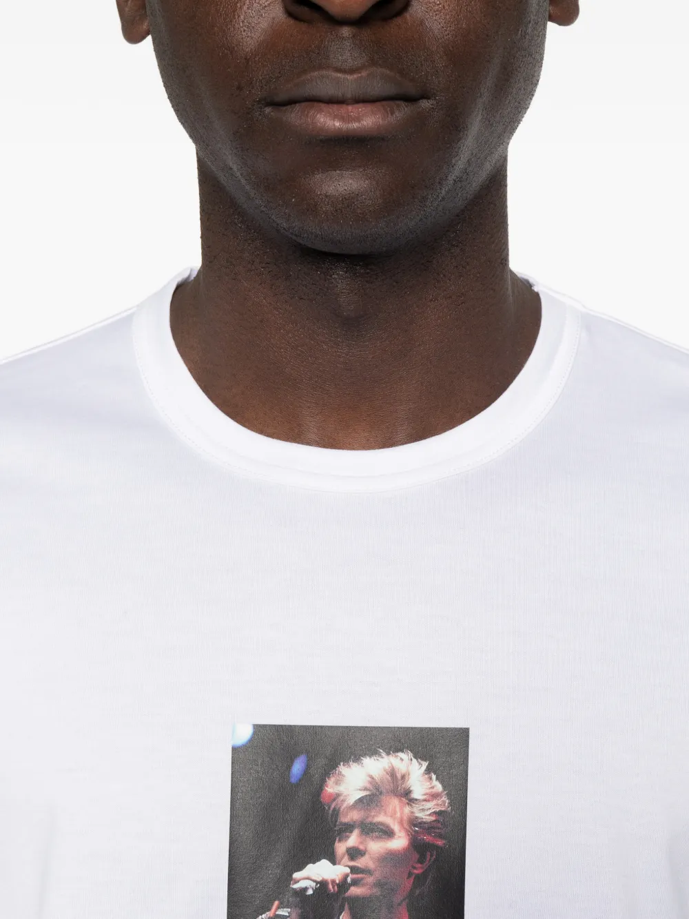 Junya Watanabe MAN T-shirt met grafische print Wit