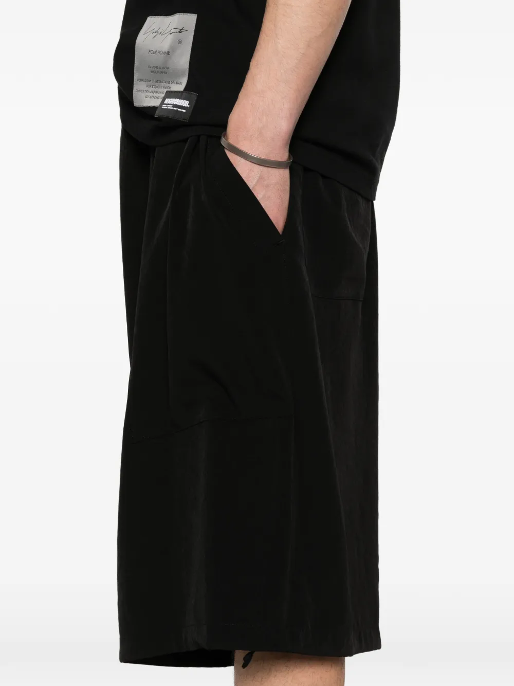 Yohji Yamamoto side-pocket Shorts | Black | FARFETCH