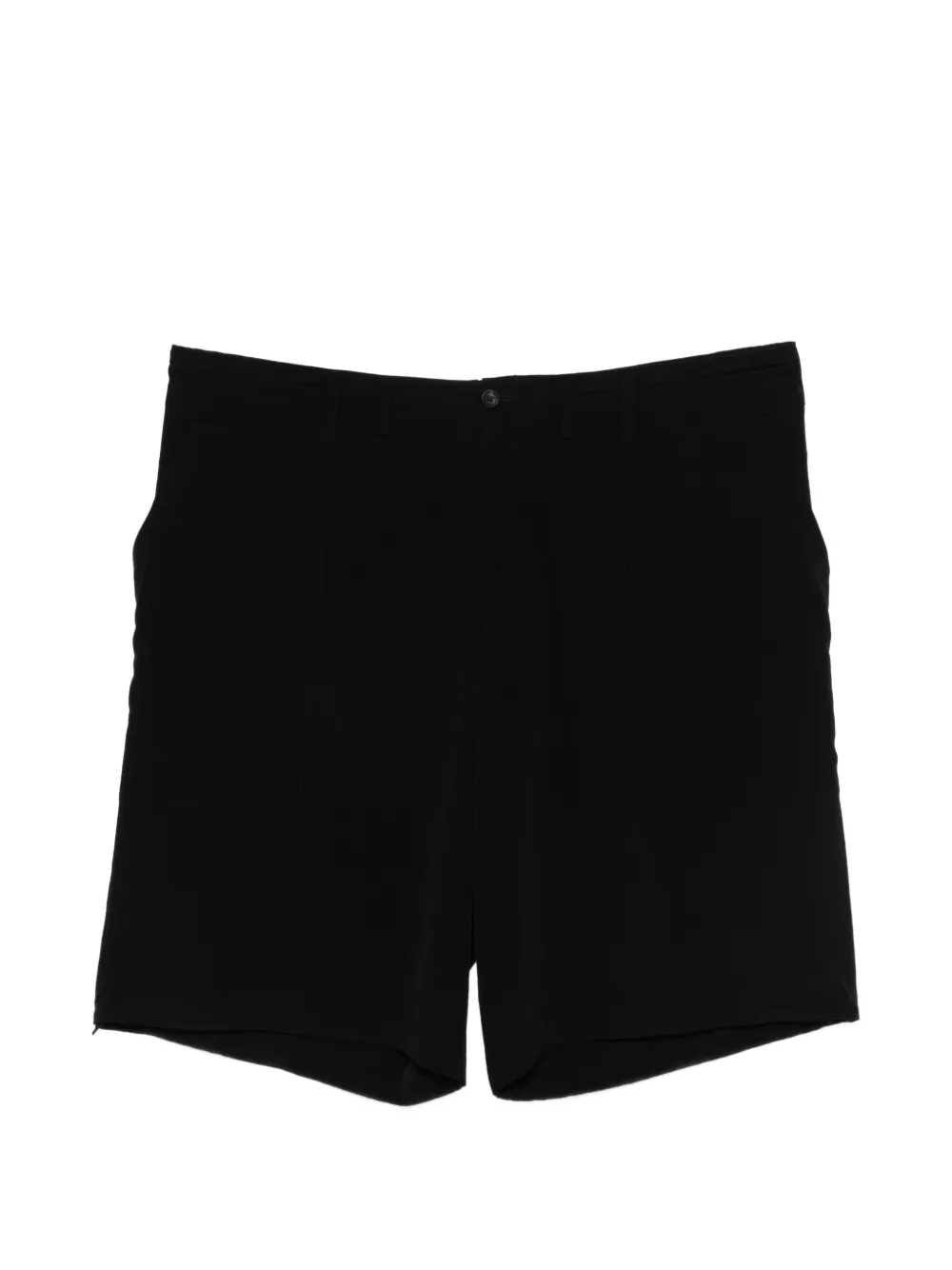 Yohji Yamamoto side-pocket shorts - Nero