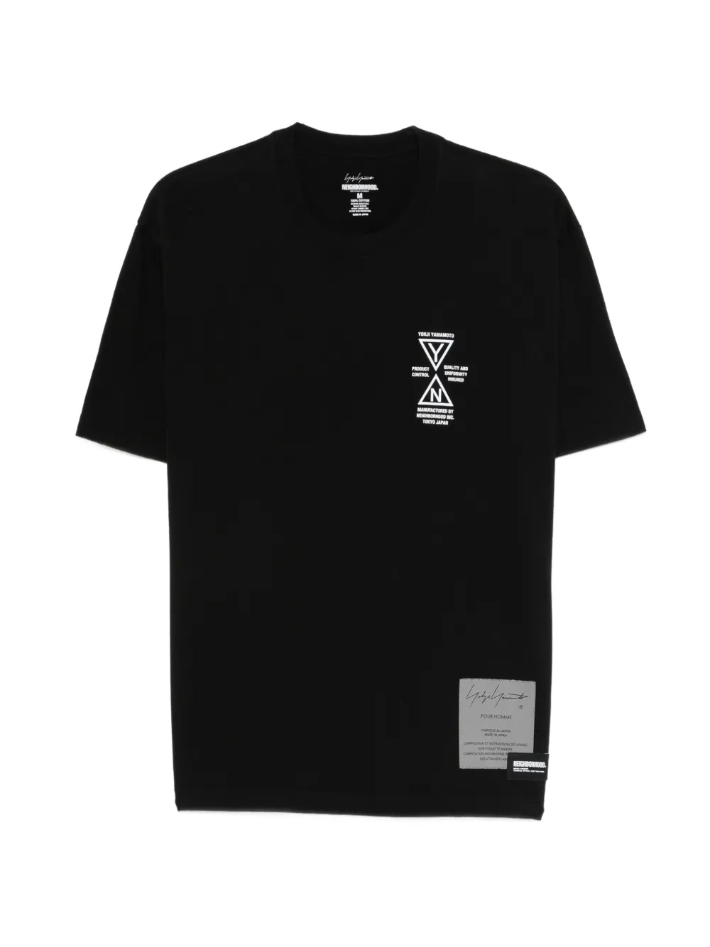 Yohji Yamamoto x Neighborhood cotton T-shirt - Nero