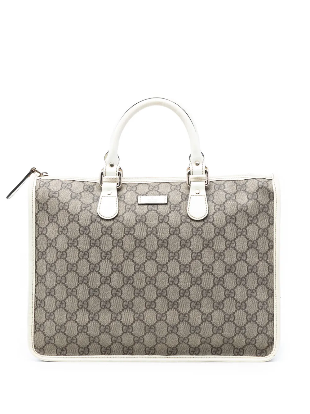 Gucci Pre-Owned 2016-2025 GG Supreme satchel - Marrone