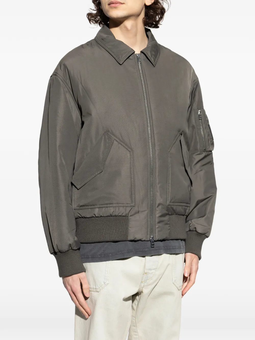 Maison Kitsuné Zip Jacket | Grey | FARFETCH