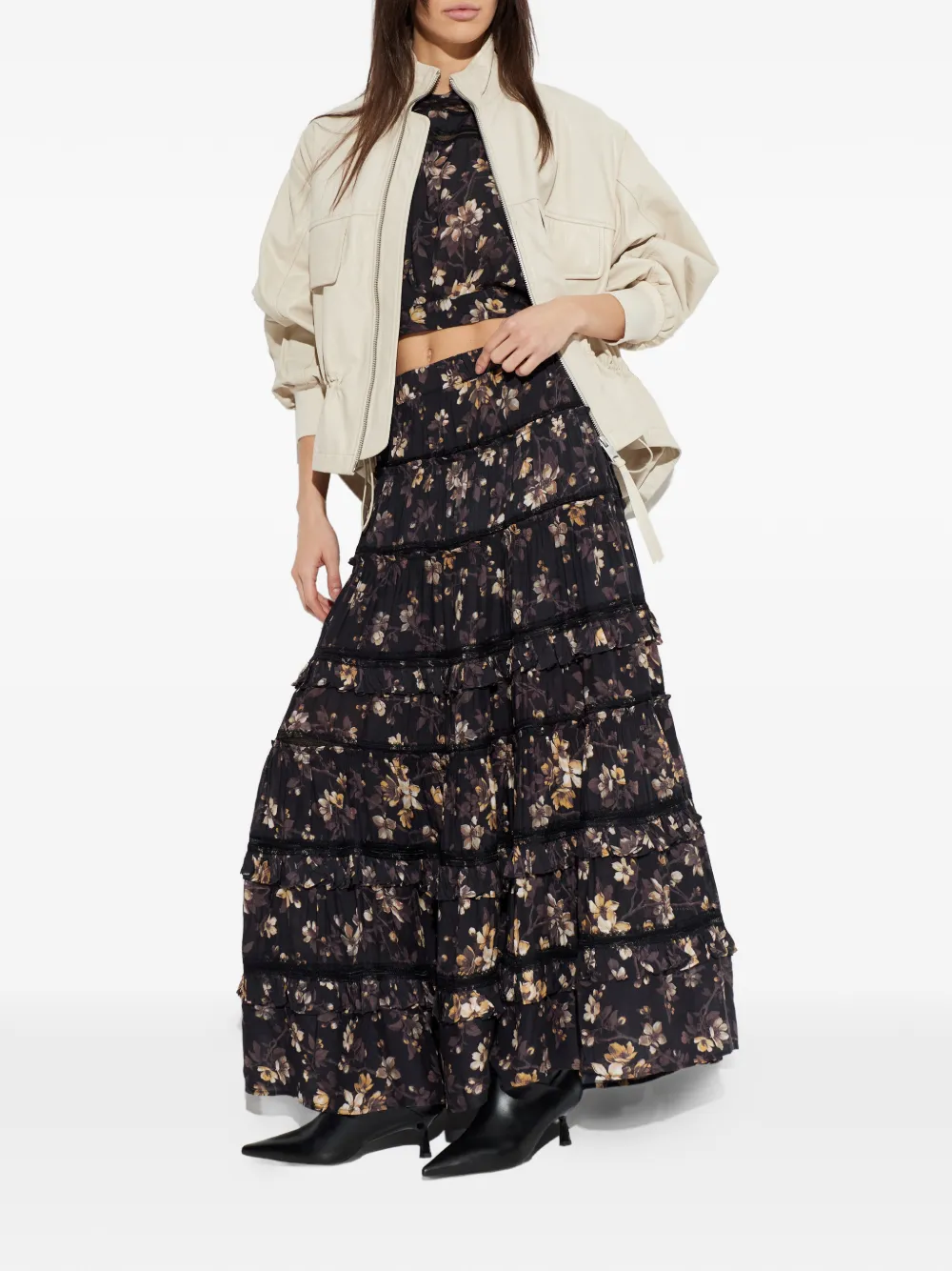 Flor Zip-Up Flap-Pocket Jacket