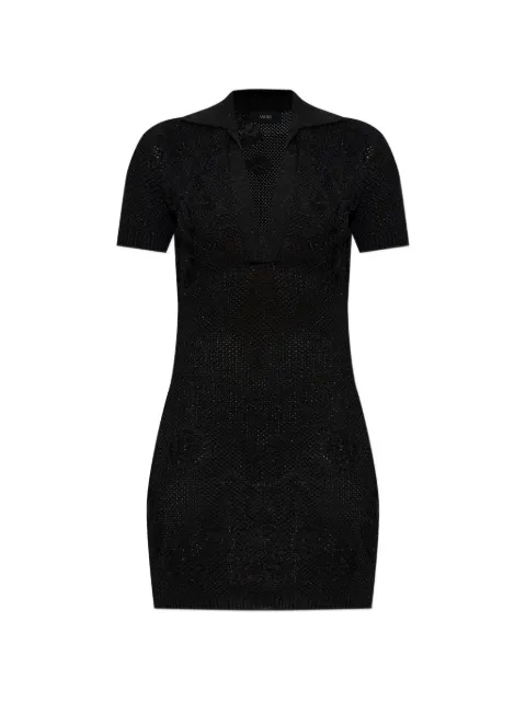 AMIRI vestido corto con cuello en V
