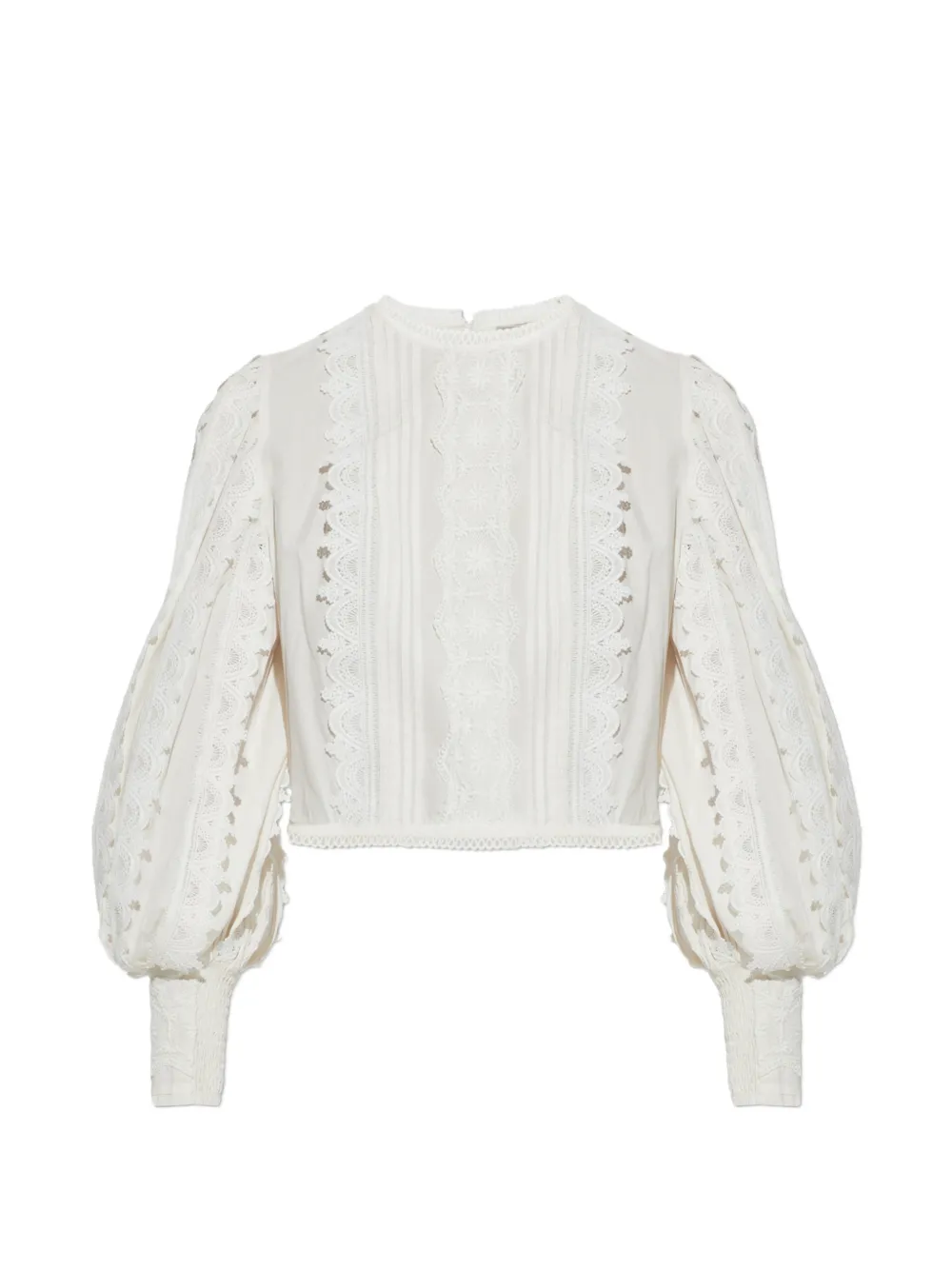 AllSaints Top Hart con maniche a palloncino - Bianco