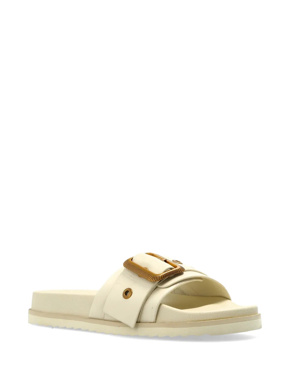 AllSaints Ellie sandalen met gesp Wit