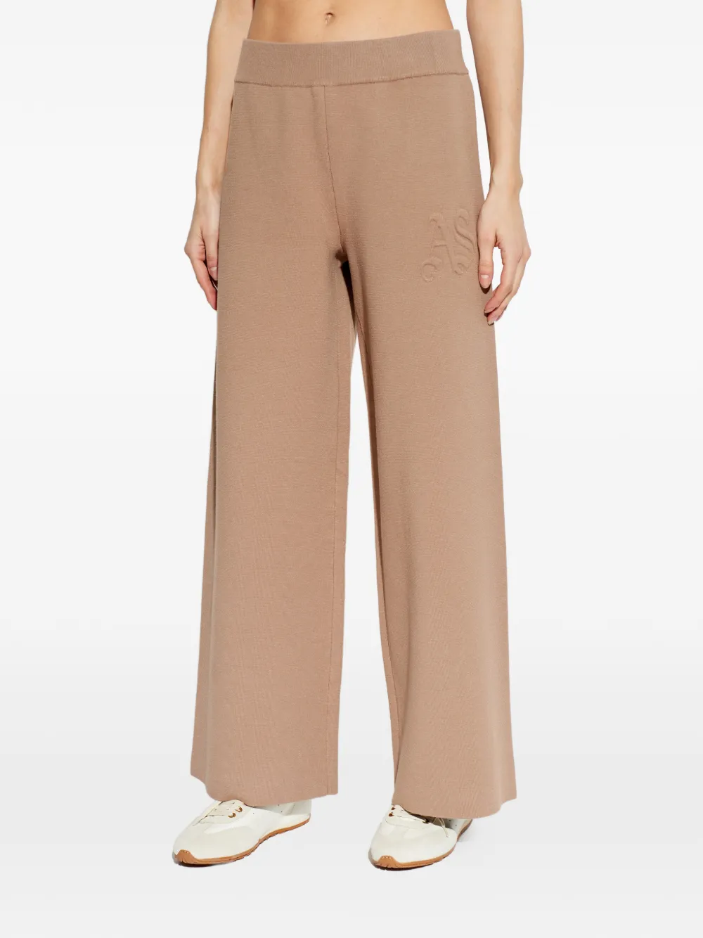  Allsaints Sonny Embossed-logo Track Pants - Neutrals 