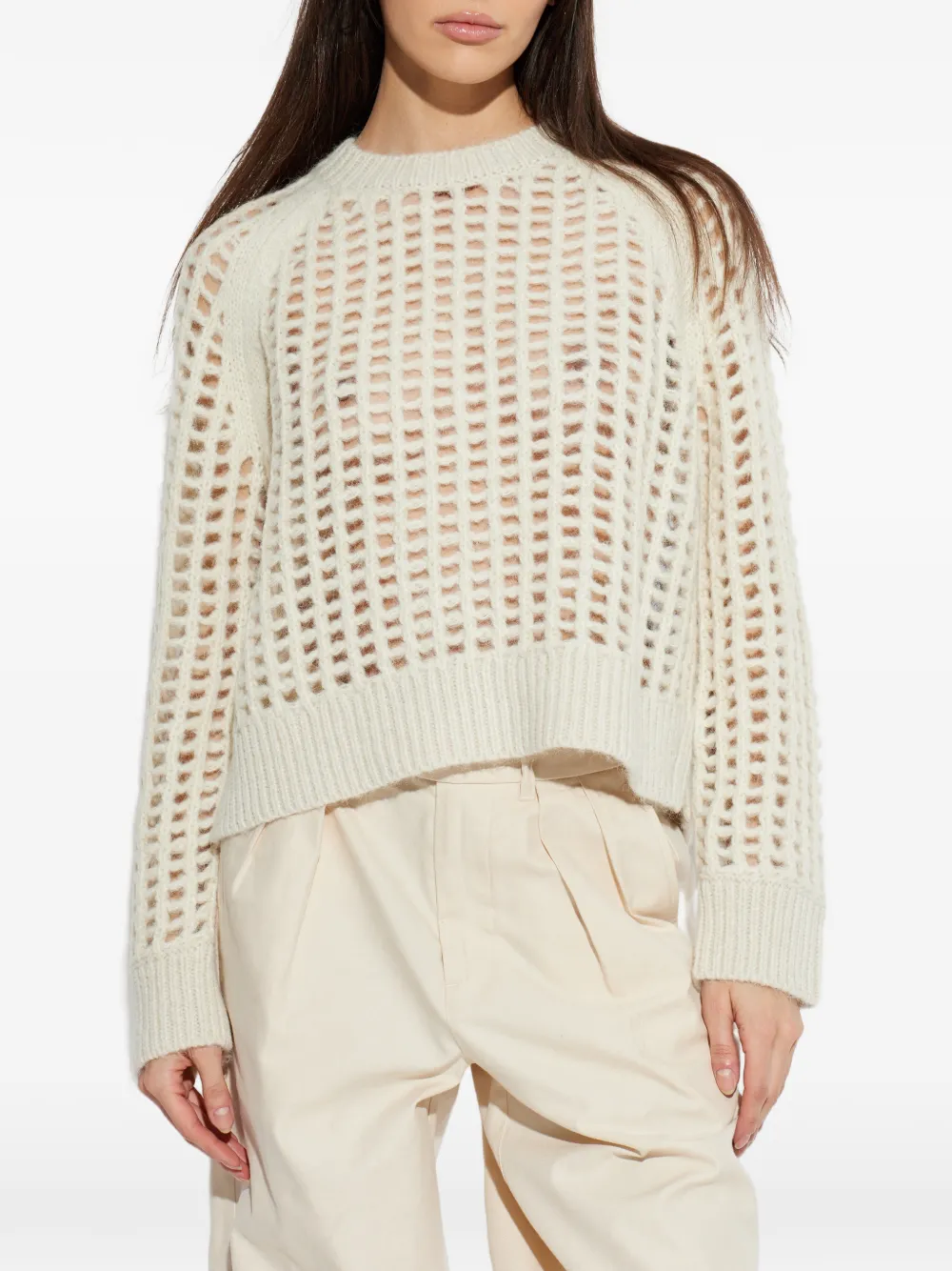 Suniva Open-Stitch Sweater