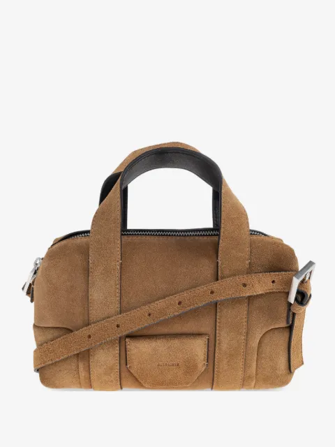 AllSaints Ares totebag i läder med spänne