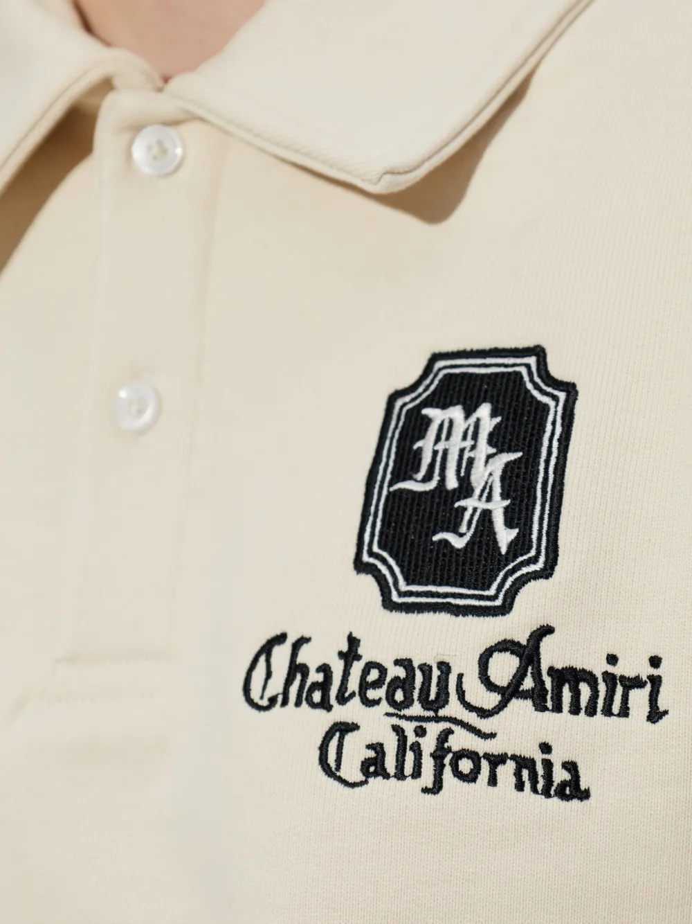 AMIRI MA Chateau polotrui Beige