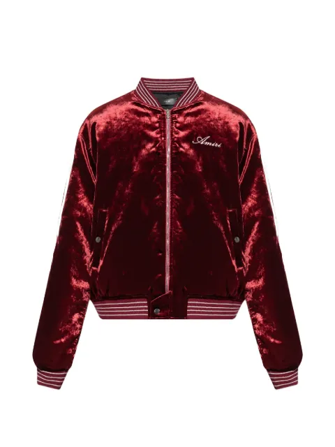 AMIRI bone detail bomber jacket