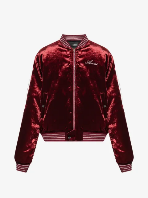 AMIRI bone detail bomber jacket