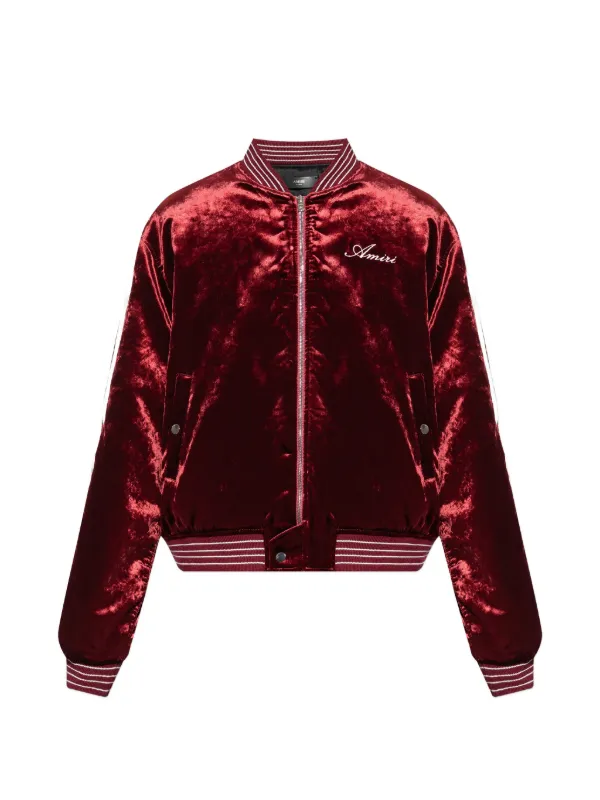 AMIRI Bones ボンバージャケット | レッド | FARFETCH JP