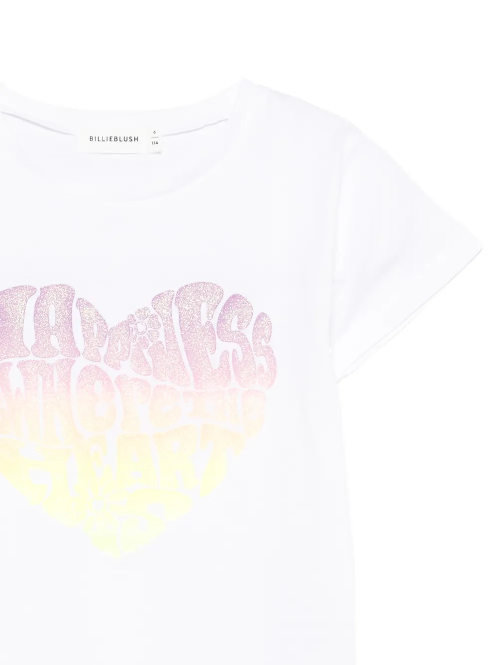 Billieblush T-shirt met tekst Wit