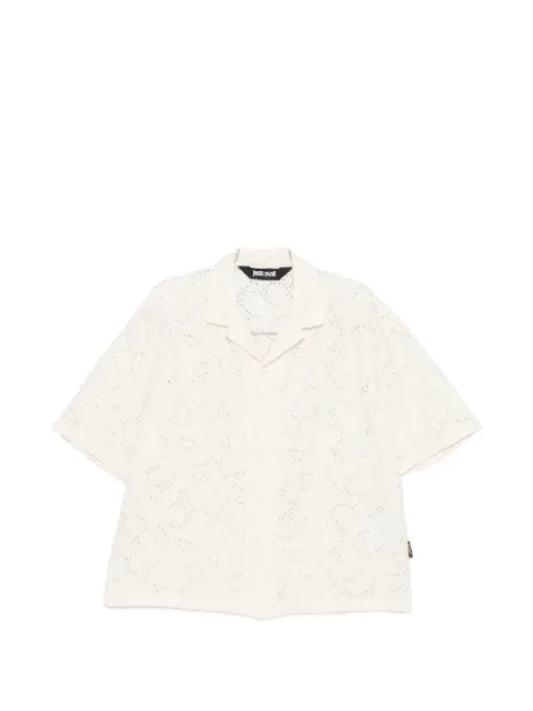 Just Cavalli eyelet shirt
