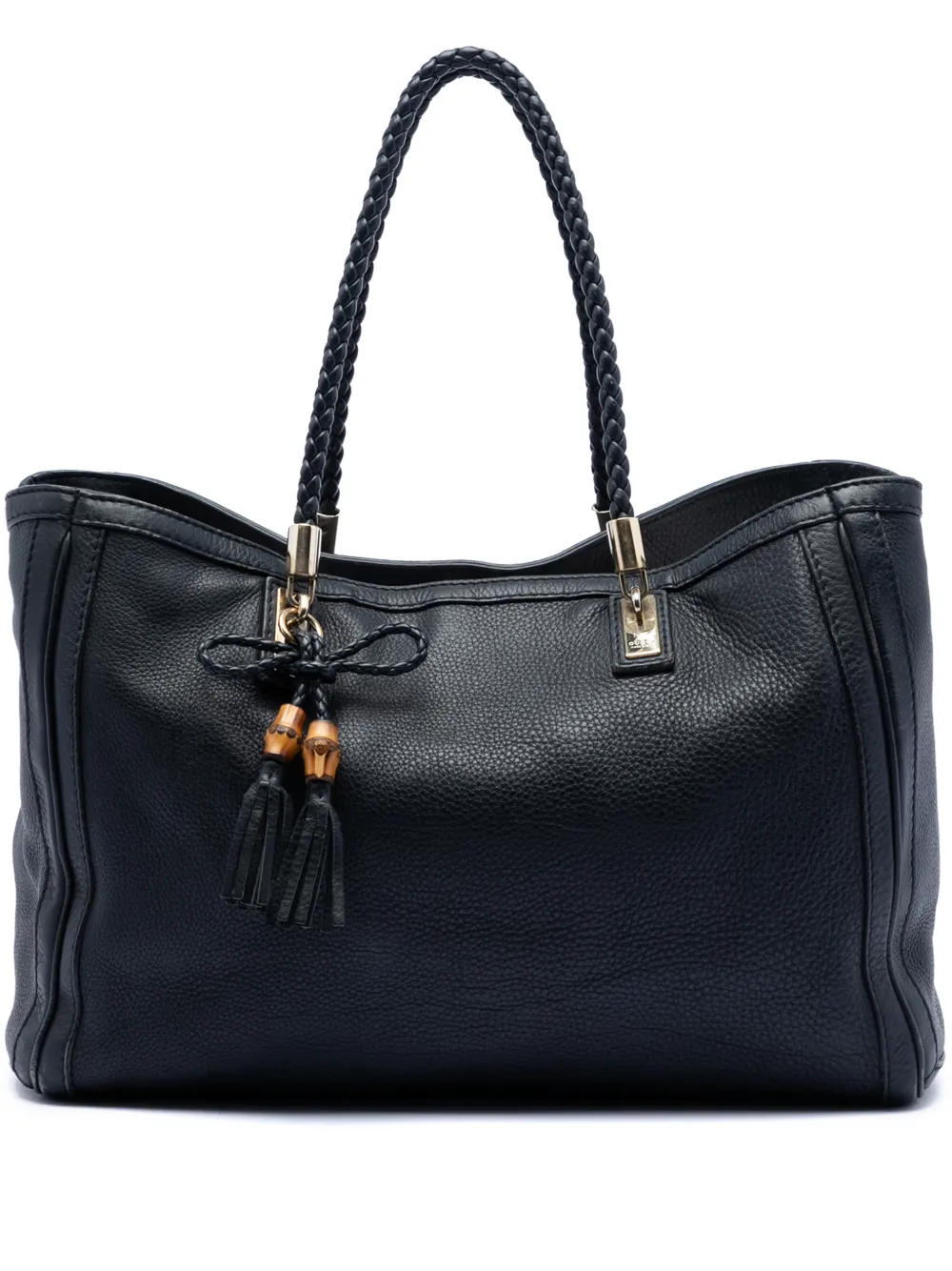 Gucci Pre-Owned 2016-2025 Medium Leather Bella tote bag - Nero