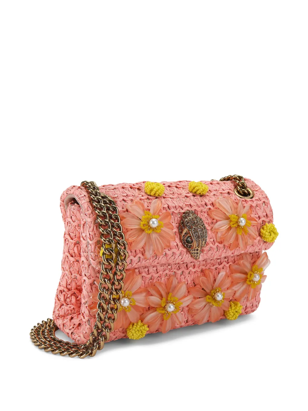 Mini Raffia Kensington Shoulder Bag
