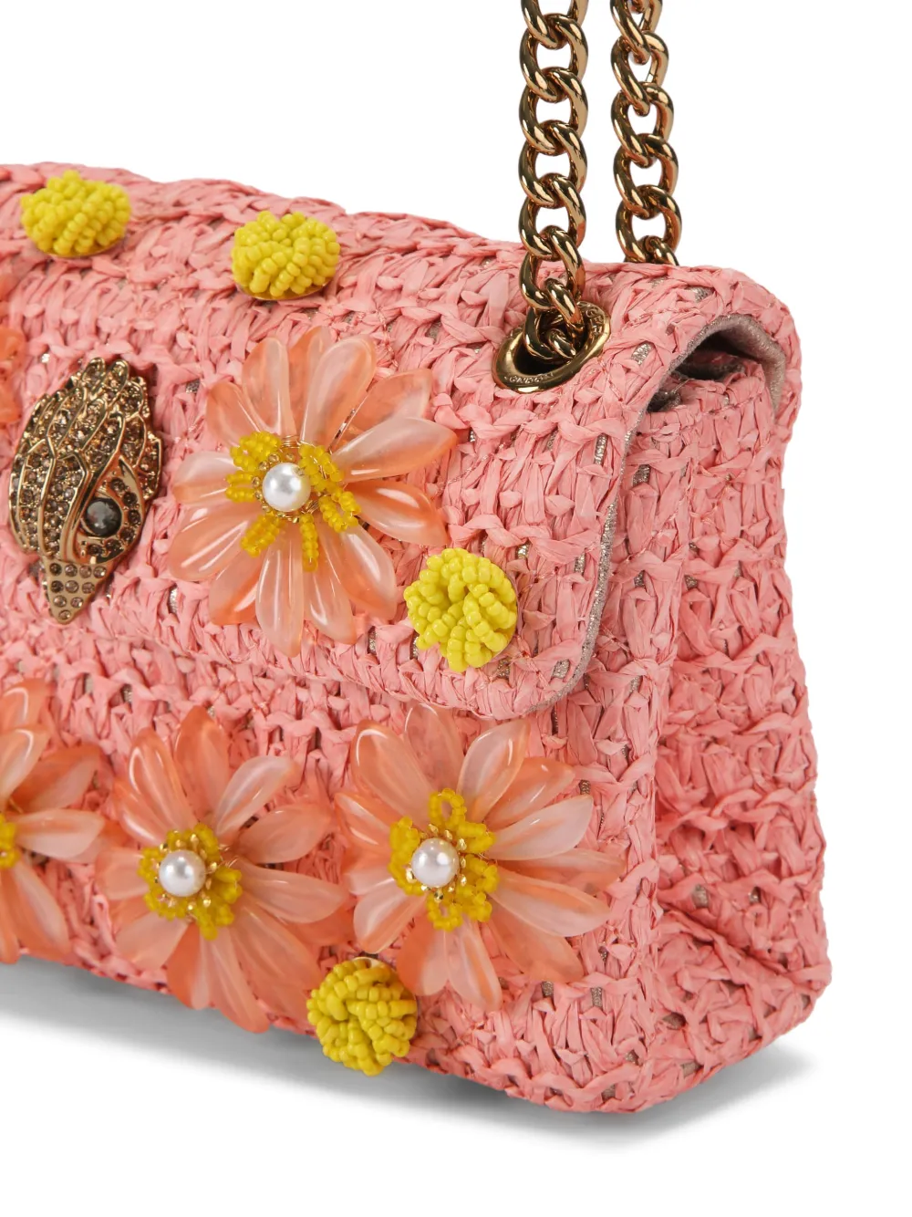 Mini Raffia Kensington Shoulder Bag