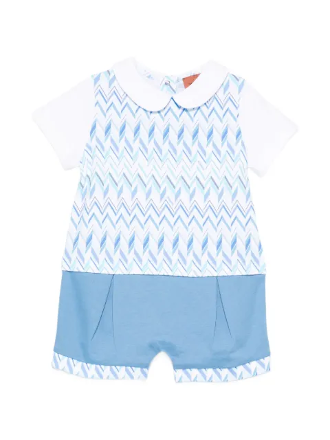 Missoni Kids short-sleeves rompers