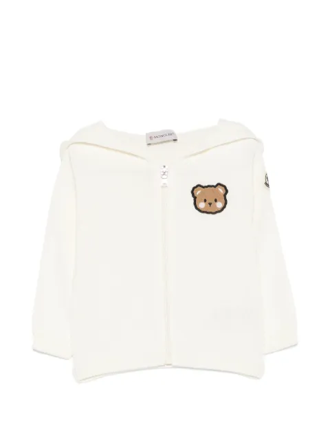 Moncler Enfant bear-appliqué cardigan