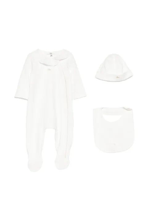 Chloé Kids logo pajamas (set of three)