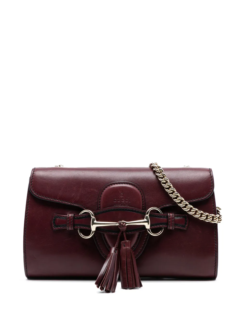 Gucci Pre-Owned Borsa a tracolla Emily piccola in pelle 2016-2026 - Rosso