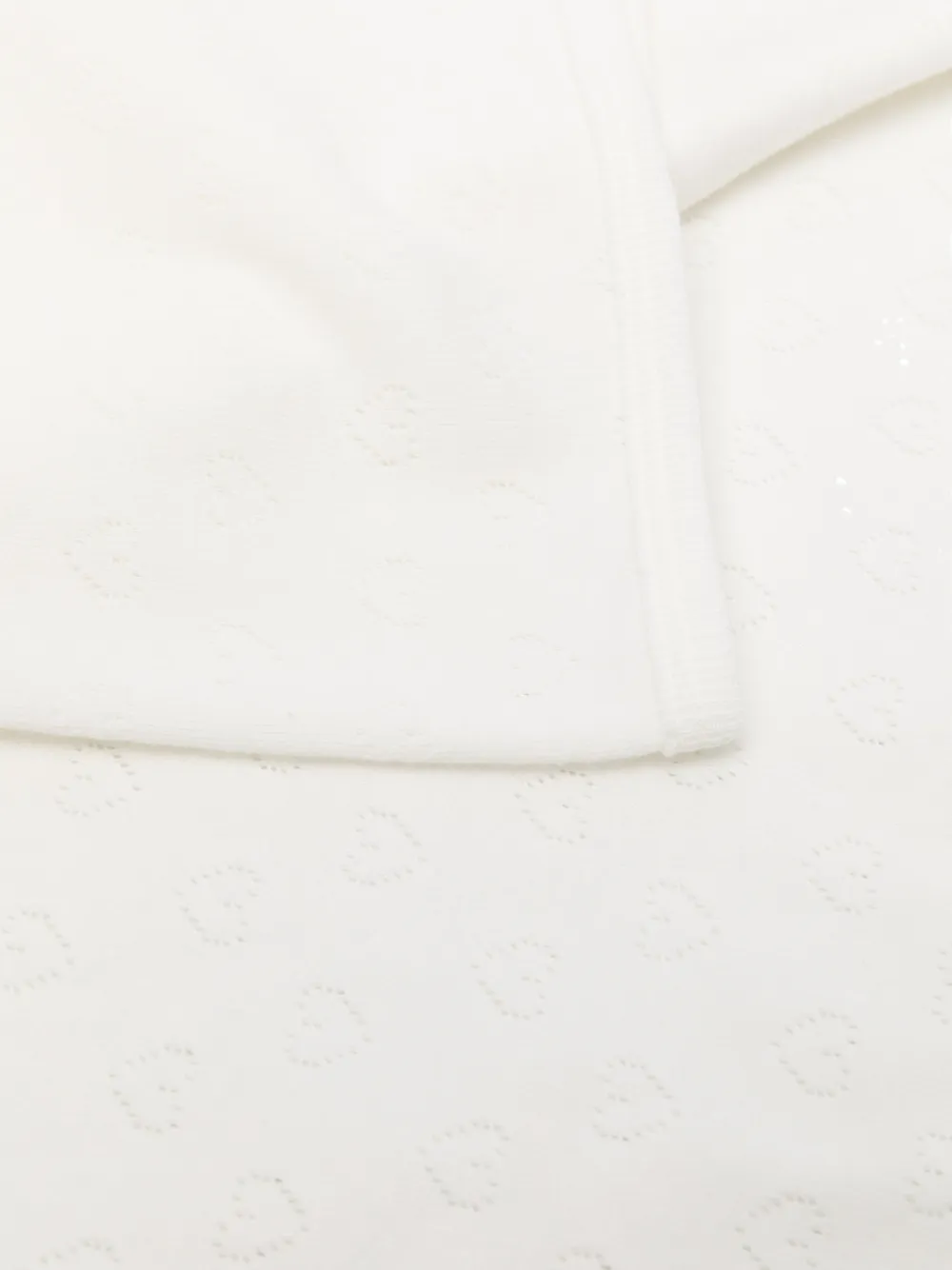  Petit Bateau Heart-motif Blanket - White 
