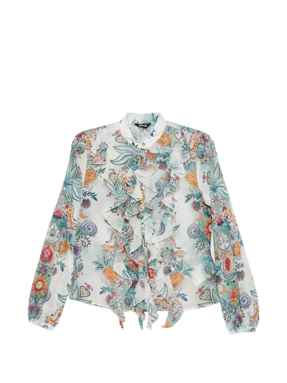 Just Cavalli ruffled blouse - Bianco